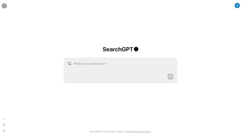Η μηχανή αναζήτησης SearchGPT