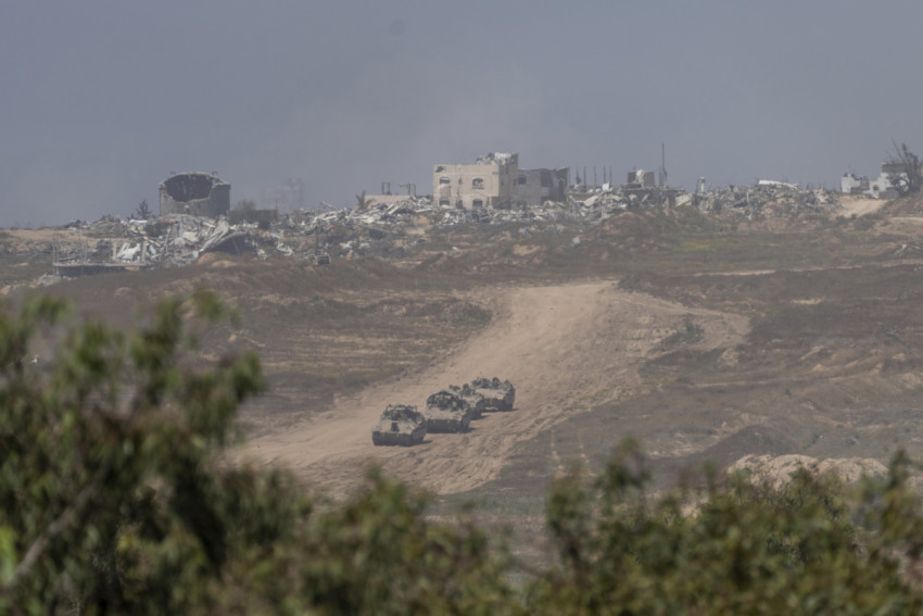 Τεθωρακισμένα του Ισραηλινού στρατού / Φωτογραφία AP