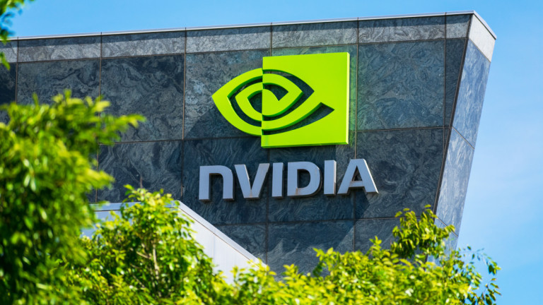  Το λογότυπο της Nvidia στις κεντρικές εγκαταστάσεις στις ΗΠΑ / Φωτογραφία: Shutterstock 