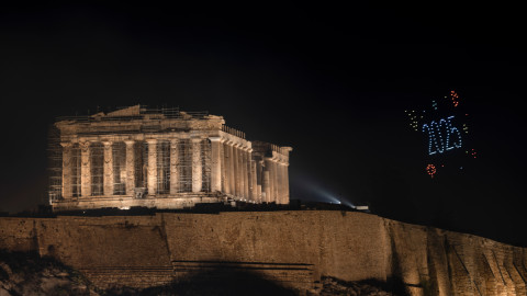 Ο Παρθενώνας στην αλλαγή του χρόνου 