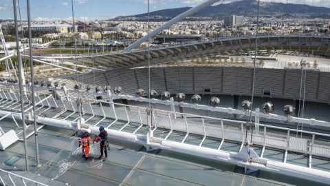 Κλείνει το ΟΑΚΑ λόγω προβλημάτων στατικότητας στο στέγαστρο Καλιατράβα